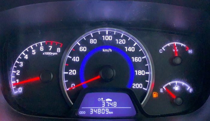2017 Hyundai Grand i10 Sportz(O) 1.2 MT, Petrol, Manual, 35,162 km, Odometer Image