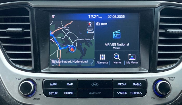 2019 Hyundai Verna 1.6 CRDI SX + AT, Diesel, Automatic, 67,370 km, Infotainment System