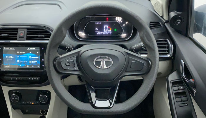 2022 Tata TIGOR XZA PLUS PETROL, Petrol, Automatic, 6,711 km, Steering Wheel Close Up