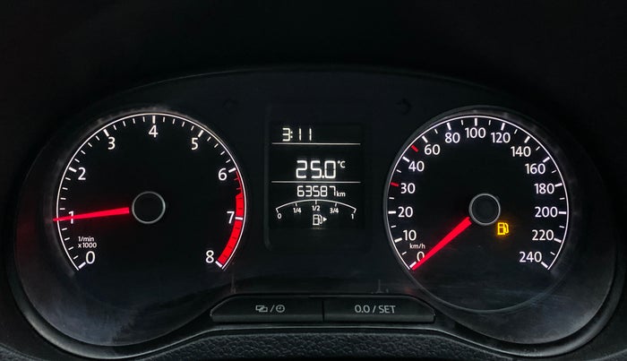 2019 Volkswagen Ameo Trendline 1.0, Petrol, Manual, 64,258 km, Odometer Image