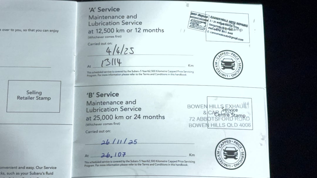 2024 Subaru Forester 2.5i (awd), Automatic, 31895 km, Service History