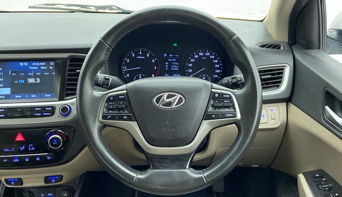 2019 Hyundai Verna 1.6 SX VTVT AT (O), Petrol, Automatic, 41,374 km, Steering Wheel Close Up
