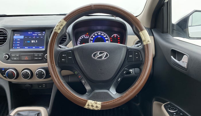 2018 Hyundai Grand i10 SPORTZ 1.2 KAPPA VTVT, Petrol, Manual, 65,455 km, Steering Wheel Close Up