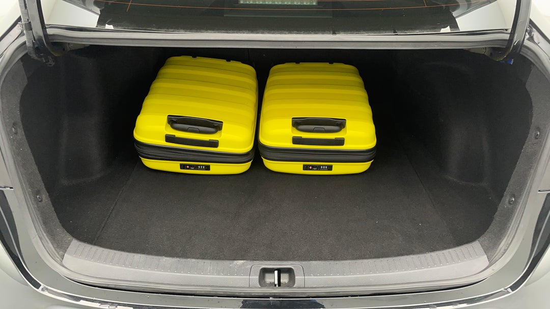 Boot Inside View with Luggage