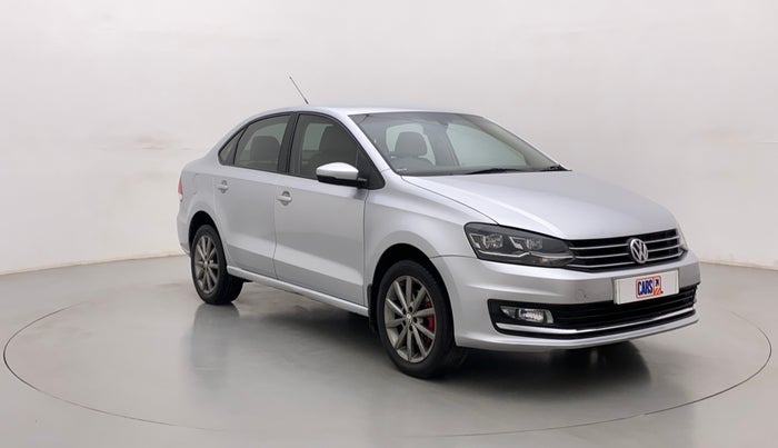 2017 Volkswagen Vento HIGHLINE PETROL AT, Petrol, Automatic, 64,727 km, Right Front Diagonal