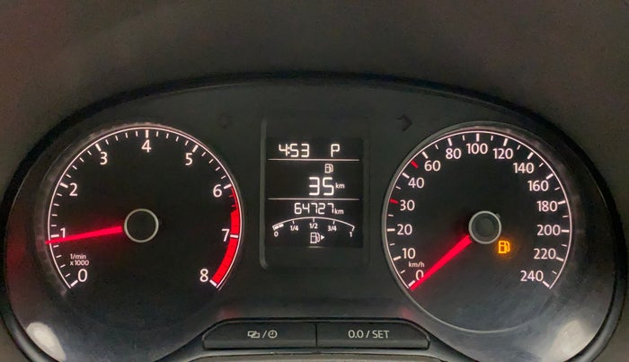 2017 Volkswagen Vento HIGHLINE PETROL AT, Petrol, Automatic, 64,727 km, Odometer Image
