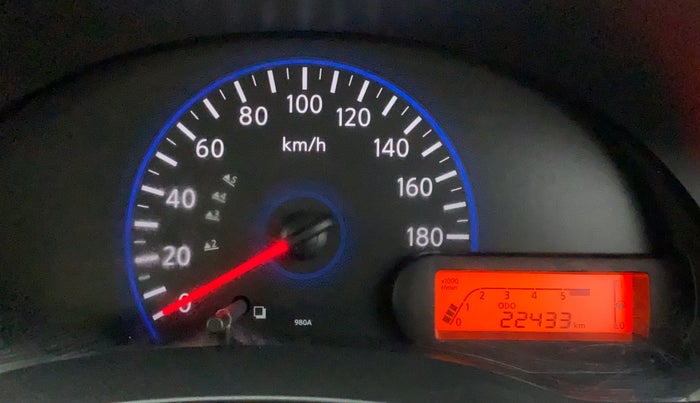 2017 Datsun Go T, Petrol, Manual, 22,472 km, Odometer Image