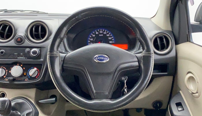 2017 Datsun Go T, Petrol, Manual, 22,472 km, Steering Wheel Close Up