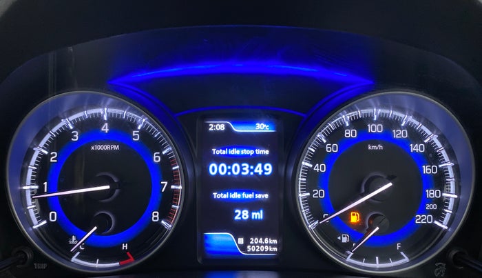 2020 Toyota Glanza G, Petrol, Manual, 50,209 km, Odometer Image