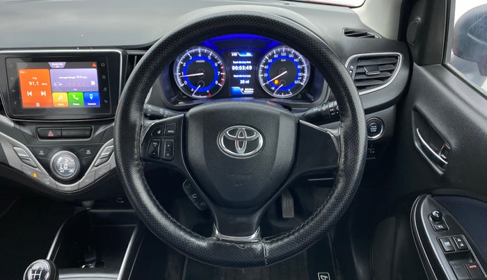 2020 Toyota Glanza G, Petrol, Manual, 50,209 km, Steering Wheel Close Up