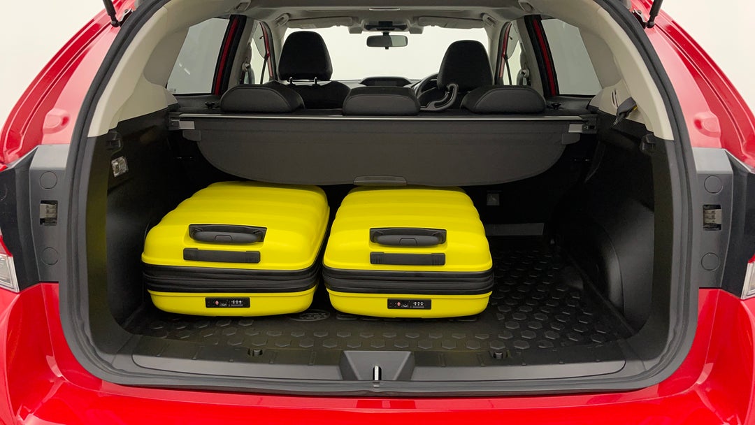 Boot Inside View with Luggage