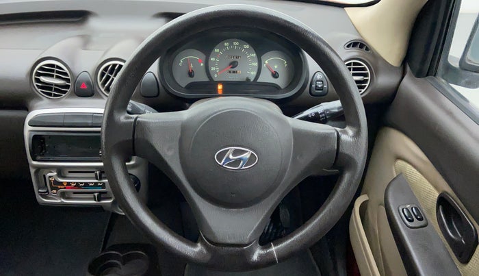 2013 Hyundai Santro Xing GL PLUS, Petrol, Manual, 5,151 km, Steering Wheel Close Up