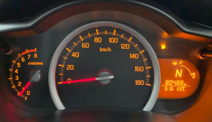 2018 Maruti Celerio ZXI AMT (O), Petrol, Automatic, 80,488 km, Odometer Image