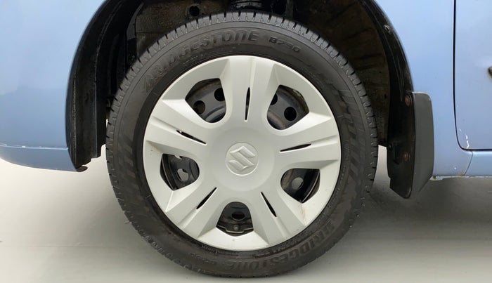2011 Maruti Wagon R 1.0 VXI, Petrol, Manual, 60,953 km, Left Front Wheel
