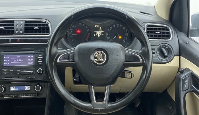 2018 Skoda Rapid 1.5 TDI MT AMBITION, Diesel, Manual, 94,579 km, Steering Wheel Close Up