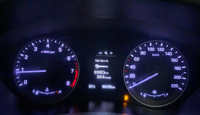 2015 Hyundai Elite i20 ASTA 1.2 (O), Petrol, Manual, 99,791 km, Odometer Image