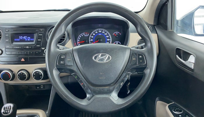 2016 Hyundai Grand i10 SPORTZ 1.2 KAPPA VTVT, Petrol, Manual, 59,566 km, Steering Wheel Close Up