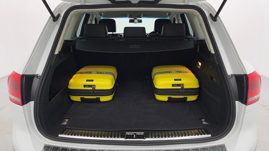 Boot Inside View with Luggage