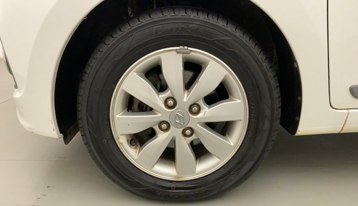 2014 Hyundai Xcent S AT 1.2 (O), Petrol, Automatic, 22,292 km, Left Front Wheel