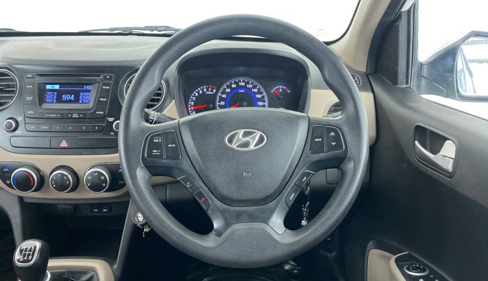 2015 Hyundai Grand i10 SPORTZ 1.2 KAPPA VTVT, Petrol, Manual, 23,308 km, Steering Wheel Close Up