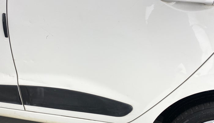 2015 Hyundai Grand i10 SPORTZ 1.2 KAPPA VTVT, Petrol, Manual, 23,308 km, Rear left door - Slightly dented