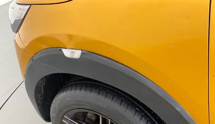2019 Renault TRIBER RXE MT PETROL, Petrol, Manual, 12,758 km, Left quarter panel - Slightly dented