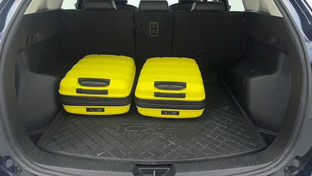 Boot Inside View with Luggage