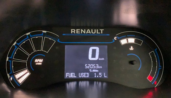 2019 Renault TRIBER RXZ, Petrol, Manual, 52,155 km, Odometer Image
