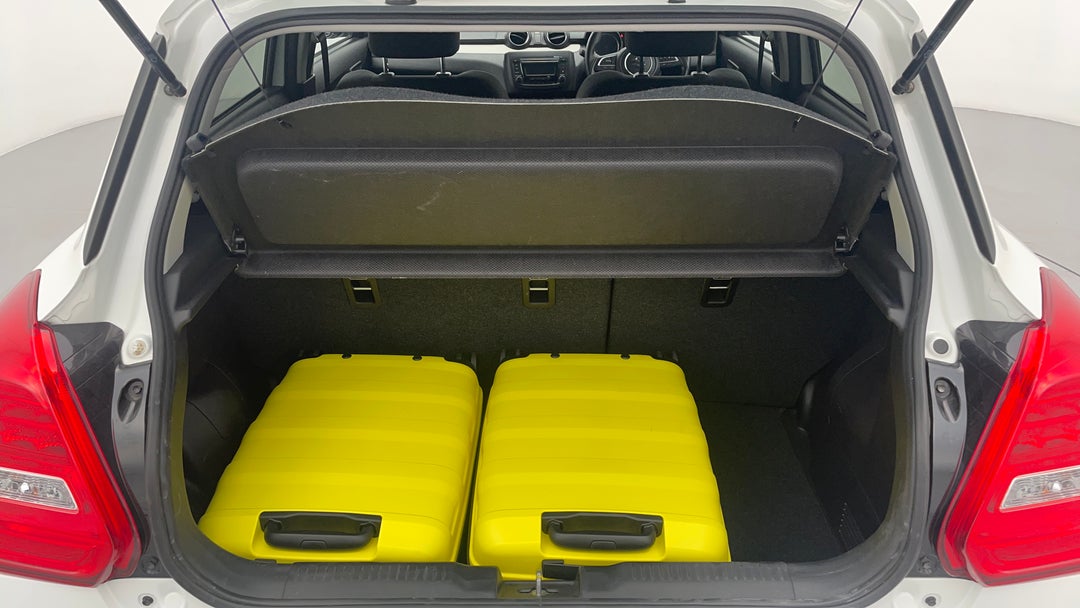 Boot Inside View with Luggage