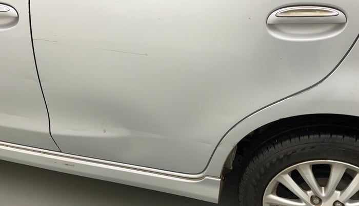 2011 Toyota Etios Liva VX, Petrol, Manual, 35,131 km, Rear left door - Slightly dented