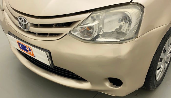 2011 Toyota Etios Liva G, Petrol, Manual, 51,539 km, Front bumper - Slightly dented