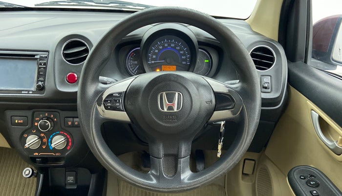 2015 Honda Amaze 1.2 VXMT I VTEC, Petrol, Manual, 85,678 km, Steering Wheel Close Up
