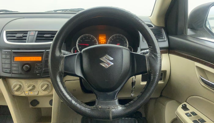 2012 Maruti Swift Dzire VXI, Petrol, Manual, 99,500 km, Steering Wheel Close Up