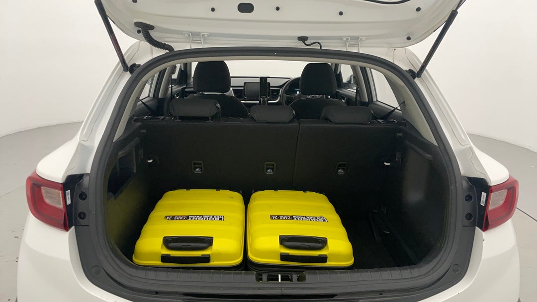Boot Inside View with Luggage