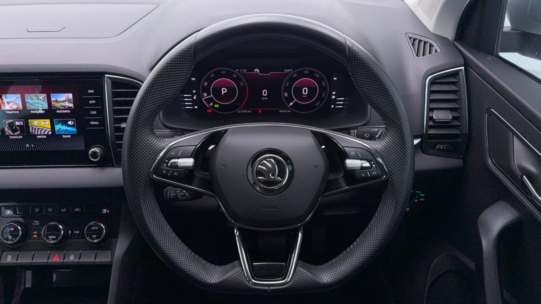2020 SKODA Karoq 110tsi, Automatic, 49255 km, Steering Wheel Close-up