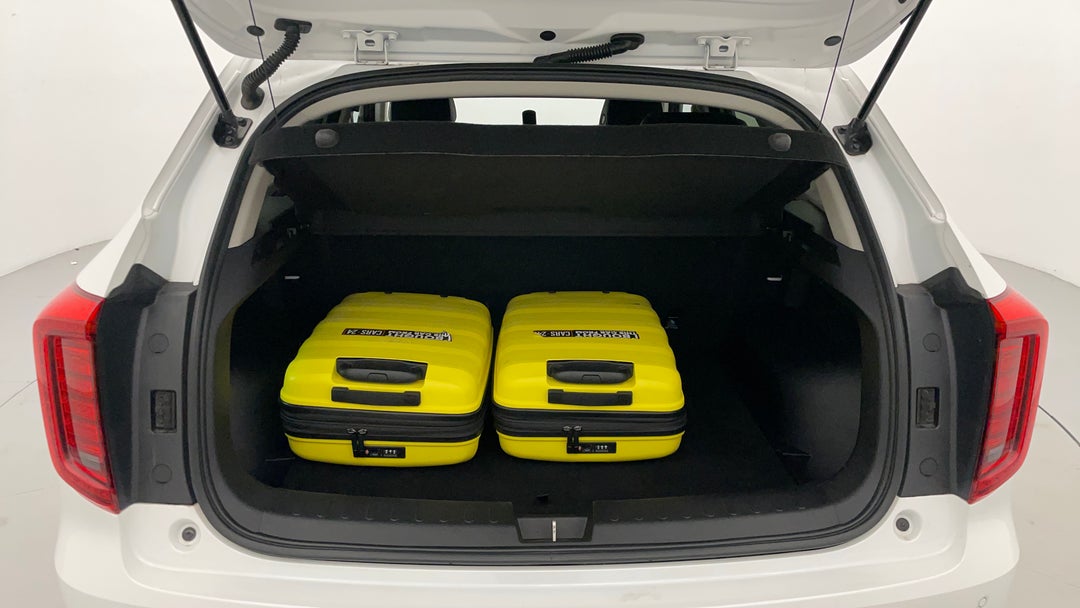 Boot Inside View with Luggage