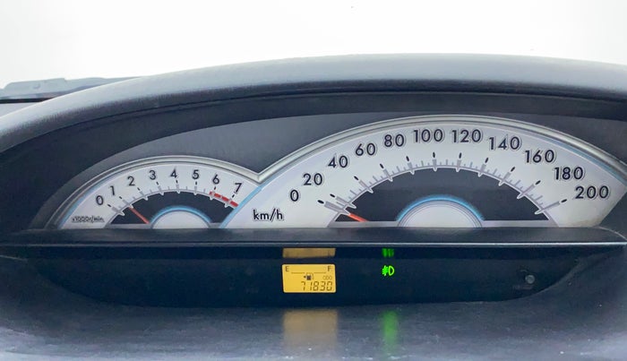 2011 Toyota Etios V, Petrol, Manual, 71,830 km, Odometer Image