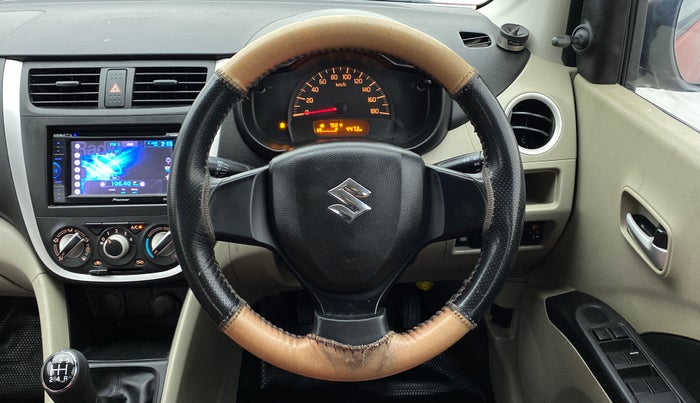 2014 Maruti Celerio VXI d, Petrol, Manual, 32,450 km, Steering Wheel Close Up