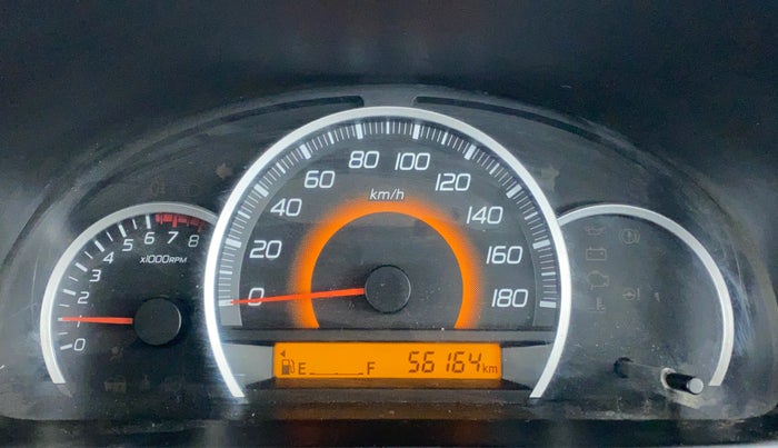 2015 Maruti Wagon R 1.0 VXI, Petrol, Manual, 56,510 km, Odometer Image