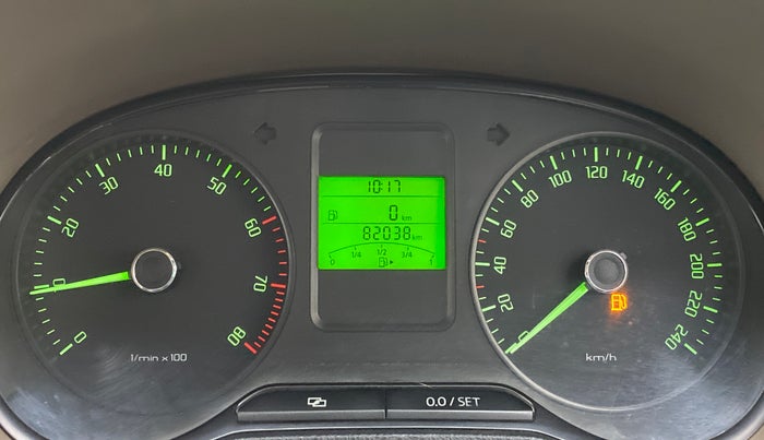 2014 Skoda Rapid ELEGANCE 1.6 MPI MT, Petrol, Manual, 82,038 km, Odometer Image