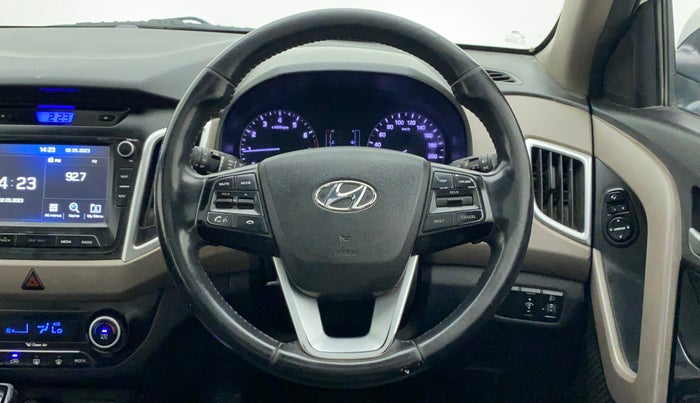 2018 Hyundai Creta SX AT 1.6 PETROL, Petrol, Automatic, 68,036 km, Steering Wheel Close Up