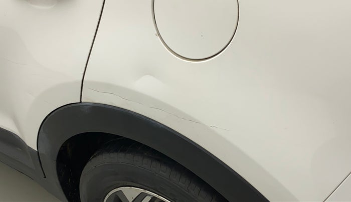 2018 Hyundai Creta SX AT 1.6 PETROL, Petrol, Automatic, 68,036 km, Left quarter panel - Minor scratches