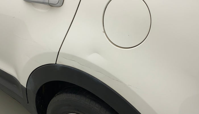 2018 Hyundai Creta SX AT 1.6 PETROL, Petrol, Automatic, 68,036 km, Left quarter panel - Slightly dented