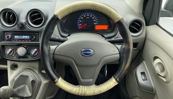 2015 Datsun Go Plus T, Petrol, Manual, 57,117 km, Steering Wheel Close Up