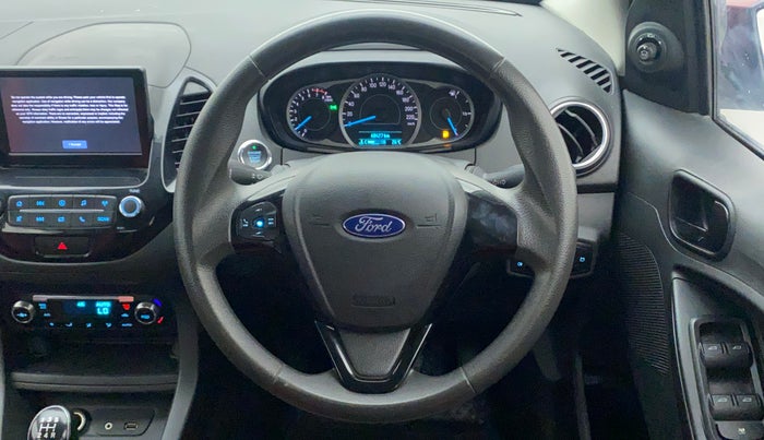 2019 Ford New Figo TITANIUM 1.2 PETROL MT, Petrol, Manual, 48,567 km, Steering Wheel Close Up