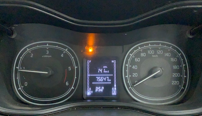 2018 Maruti Vitara Brezza LDI, Diesel, Manual, 75,647 km, Odometer Image