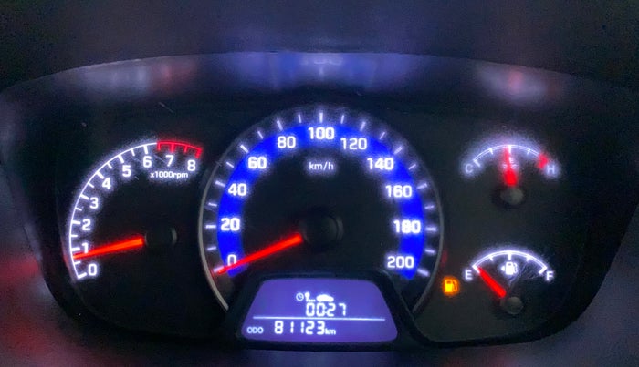 2018 Hyundai Xcent S 1.2, Petrol, Manual, 81,123 km, Odometer Image