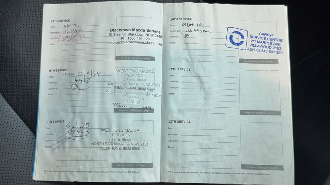 2019 Mazda CX-9 Touring (FWD), Automatic, 115521 km, Service History