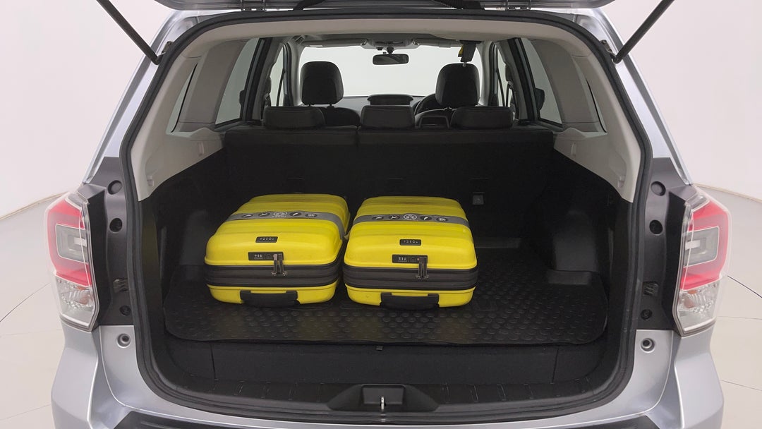 Boot Inside View with Luggage
