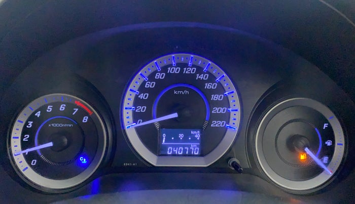 2012 Honda City 1.5L I-VTEC V MT(AVN), Petrol, Manual, 40,783 km, Odometer Image